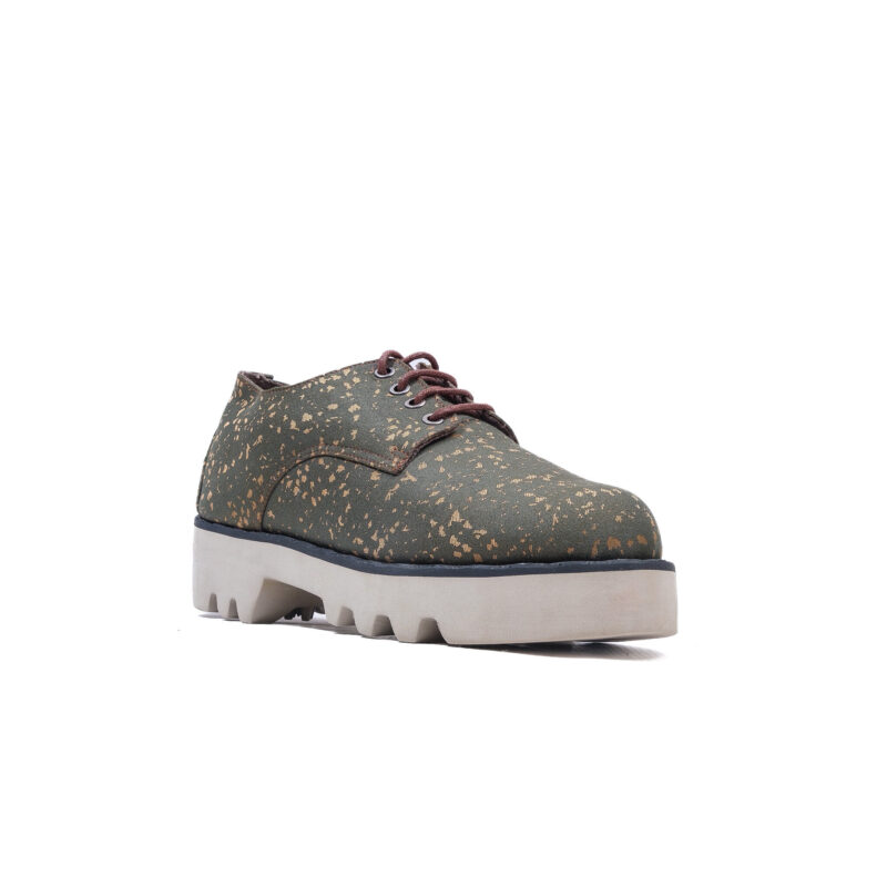 Raha Stroll | Handcrafted Unisex Fabric Derby Shoes - Image 5