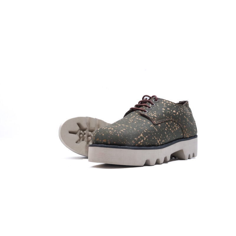 Raha Stroll | Handcrafted Unisex Fabric Derby Shoes - Image 3