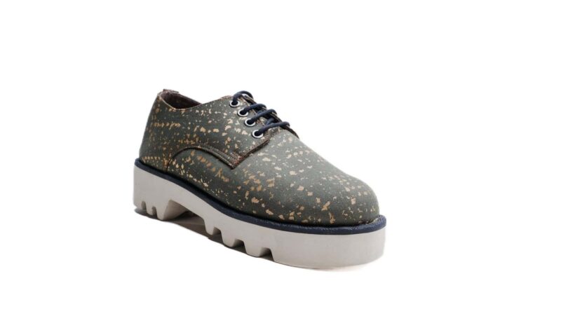 Raha Stroll | Handcrafted Unisex Fabric Derby Shoes - Image 6