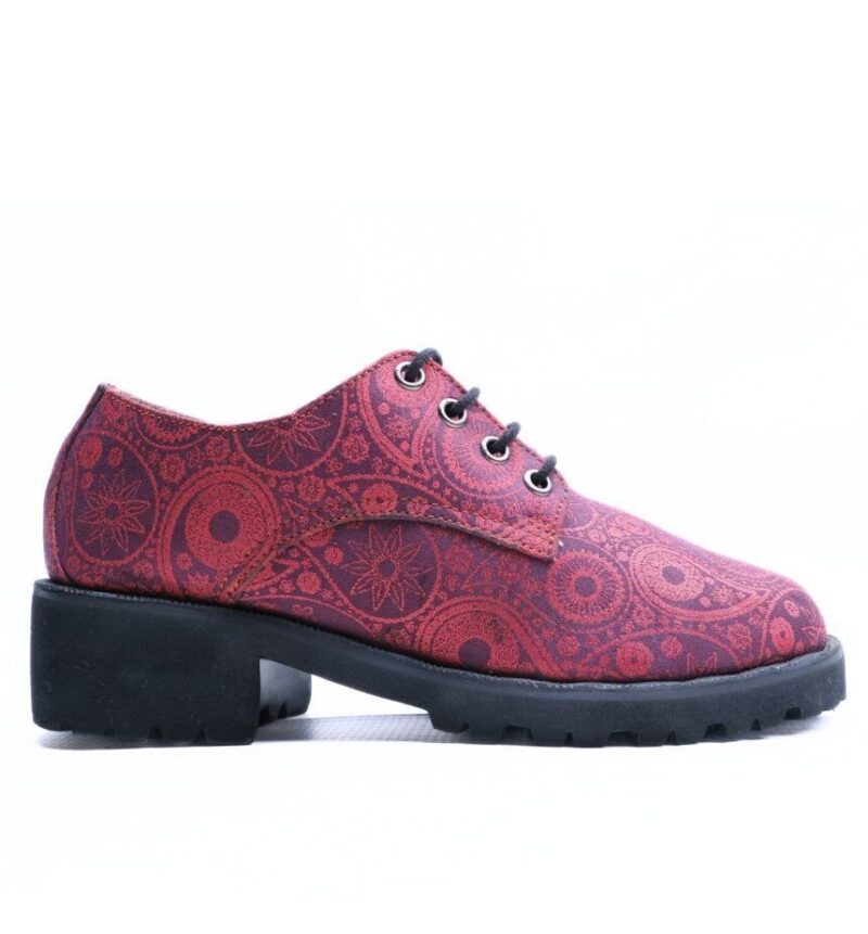 Zuri Step  Handcrafted Unisex Fabric Derby Shoes