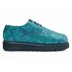 Zanzibar Zest | Exquisitely Handcrafted Unisex Fabric Derby Shoes